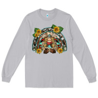 Moon Dust western gnome sunflowers rainbow Long Sleeve Tee - BarkalooDesign