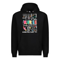 Black nurse word Premium Hoodie - JahusDesignShop