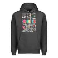 Charcoal Heather nurse word Premium Hoodie - JahusDesignShop