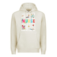 Oatmeal Heather nurse word Premium Hoodie - JahusDesignShop