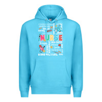 Ocean Blue nurse word Premium Hoodie - JahusDesignShop