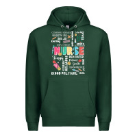 Sports Green nurse word Premium Hoodie - JahusDesignShop