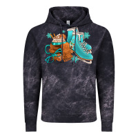 Cloud Black Winter Ice Skating Boots And Coffee Vintage Hoodie - FaDigitalArtStudio