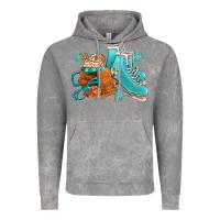 Cloud Rock Winter Ice Skating Boots And Coffee Vintage Hoodie - FaDigitalArtStudio