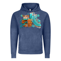 Vintage Denim Winter Ice Skating Boots And Coffee Vintage Hoodie - FaDigitalArtStudio