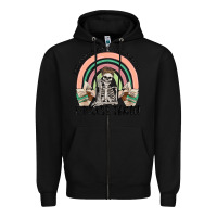 Black endless tbr Zipper Hoodie - MaliasSmallBusiness