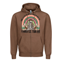 Chestnut endless tbr Zipper Hoodie - MaliasSmallBusiness
