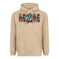 Mushroom Western Mom With Cross Heavyweight Hoodie - BundleAndBundleShop