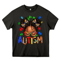 Asphalt autism afro girl Heavy Core Tee - texasbilliewilder