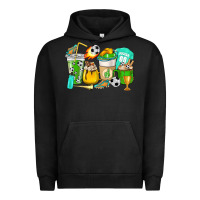 Pigment Black Football coffee cups Urban Hoodie - HowdyJamesFarm