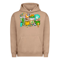 Pigment Burro Football coffee cups Urban Hoodie - HowdyJamesFarm