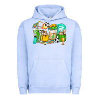 Pigment Grape Ice Football coffee cups Urban Hoodie - HowdyJamesFarm