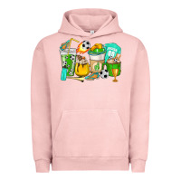 Pigment Salmon Football coffee cups Urban Hoodie - HowdyJamesFarm