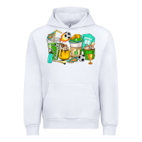 White Football coffee cups Urban Hoodie - HowdyJamesFarm
