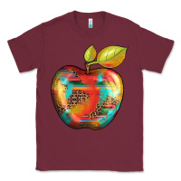 Burgundy leopard turquoise glitter serape Classic Tee - Artiststas