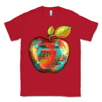 Red leopard turquoise glitter serape Classic Tee - Artiststas
