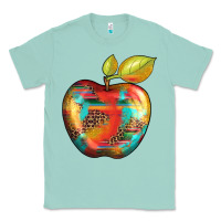 Seafoam leopard turquoise glitter serape Classic Tee - Artiststas