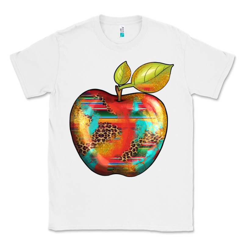 Leopard Turquoise Glitter Serape Classic Tee by Artiststas | Teevron