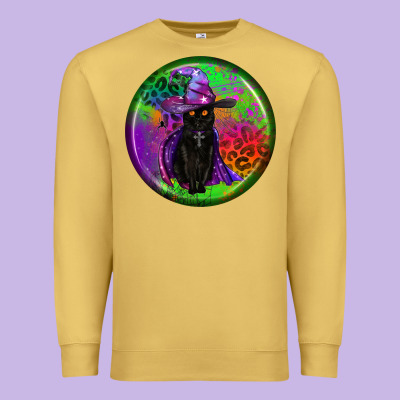 Halloween Round Earrings Premium Sweatshirt Designed By Bundleandbundleshop
