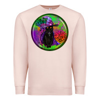 Pale Pink halloween round earrings Premium Sweatshirt - BundleAndBundleShop