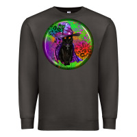 Smoke halloween round earrings Premium Sweatshirt - BundleAndBundleShop