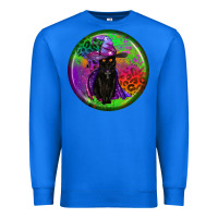 True Royal halloween round earrings Premium Sweatshirt - BundleAndBundleShop