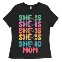 Black she is mom Ladies Tee - JahusDesignShop