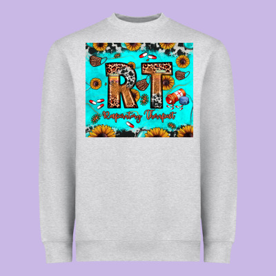 Rt Respiratory Therapist Heavyweight Sweatshirt Designed By Jahusdesignshop