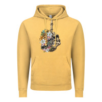 Vintage Mustard sensitive savage skeleton middle finger Vintage Hoodie - FaDigitalArtStudio