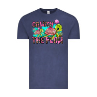 Vintage Denim go with the flow Vintage Tee - AdoDesignShop