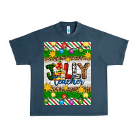 Midnight Navy Christmas jolly teacher Urban Heavy Tee - Artiststas