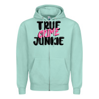 Seafoam true crime junkie Zipper Hoodie - MaliasSmallBusiness