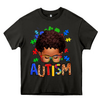 Asphalt autism afro kid Heavy Core Tee - texasbilliewilder