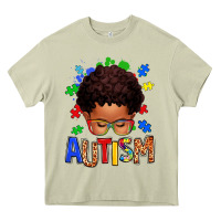 Mossy autism afro kid Heavy Core Tee - texasbilliewilder