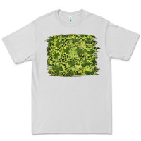 Dove Grey st patrick's day shamrock leopard background Premium Tee - RanaPortraitStore
