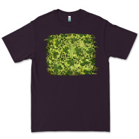 Plum st patrick's day shamrock leopard background Premium Tee - RanaPortraitStore