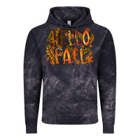 Cloud Black hello fall Vintage Hoodie - RacoonDesign