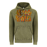 Vintage Olive hello fall Vintage Hoodie - RacoonDesign