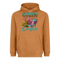 Meerkat Queen Of The Camper Heavyweight Hoodie - BundleAndBundleShop