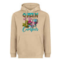 Mushroom Queen Of The Camper Heavyweight Hoodie - BundleAndBundleShop