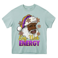 Arona big nick energy purple and gold afro santa Heavy Core Tee - RanaPortraitStore