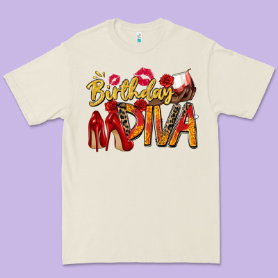 Birthday Diva Premium Tee Designed By Zillion Design Studio