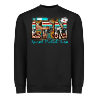 Black lpn licensed practical nurse Heavyweight Sweatshirt - JahusDesignShop