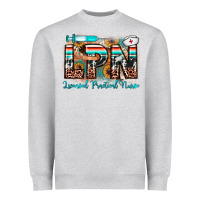 Heather Grey lpn licensed practical nurse Heavyweight Sweatshirt - JahusDesignShop