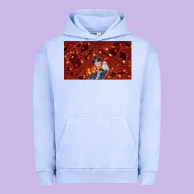 Wizard Boy And Owl Urban Hoodie Designed By Tumblerdesignbyshophia