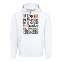 White the influence of a good teacher can never be  eras Zipper Hoodie - MaliasSmallBusiness