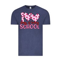 Vintage Denim 100 days of loving school Vintage Tee - Artiststas
