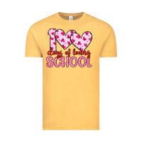 Vintage Mustard 100 days of loving school Vintage Tee - Artiststas