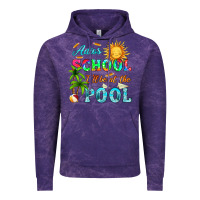 Cloud Purple adios school i ll be at the pool Vintage Hoodie - HRA Design Shop