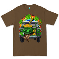 Cacao St Patrick's Day Truck With Pot Of Gold Horseshoe And Rainbow Premium Tee - RanaPortraitStore